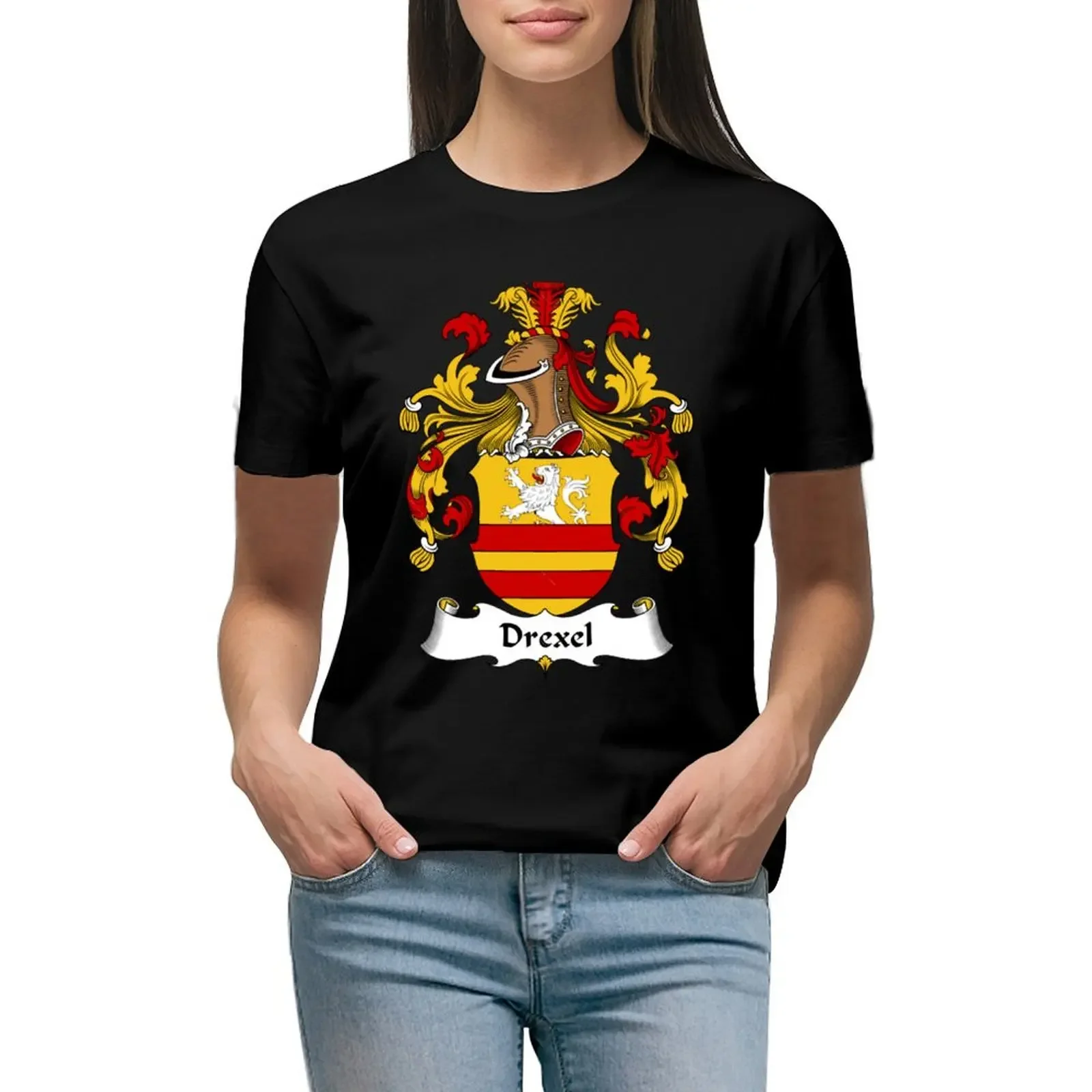 Drexel Coat of Arms - Family Crest T-Shirt customs design your own customizeds tops Womens clothing
Drexel Coat of Arms - Family Crest T-Shirt customs design your own customizeds tops Womens clothing