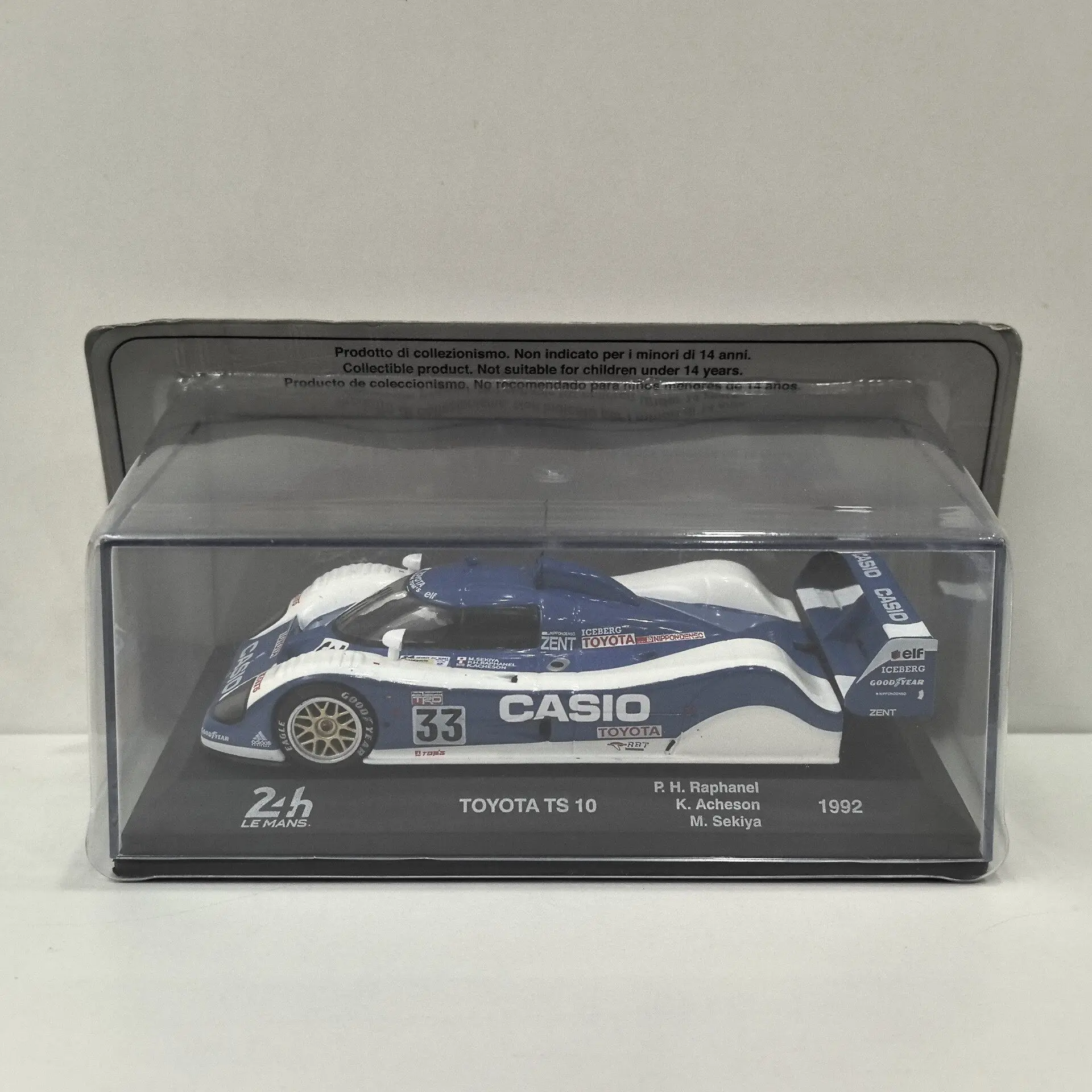IXO Diecast 1/43 Scale TOYOTA TS 10 # 33 1992 Racing 3Y S7 Alloy Car Model
IXO Diecast 1/43 Scale TOYOTA TS 10 # 33 1992 Racing 3Y S7 Alloy Car Model