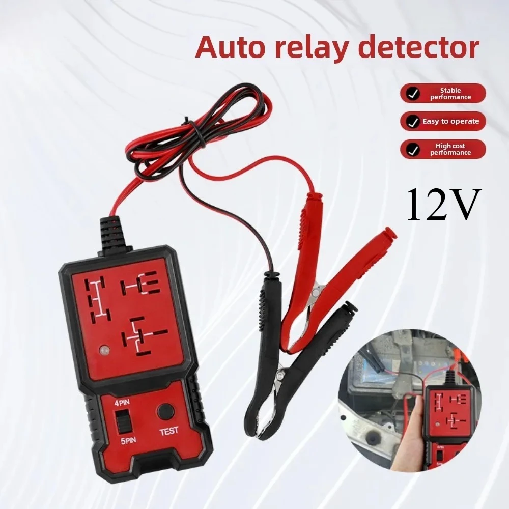 Portable 12V Automotive Relay Tester for Car - Easily Diagnose and Test Relays with Battery Clips, Fast and Accurate Results
Portable 12V Automotive Relay Tester for Car - Easily Diagnose and Test Relays with Battery Clips, Fast and Accurate Results