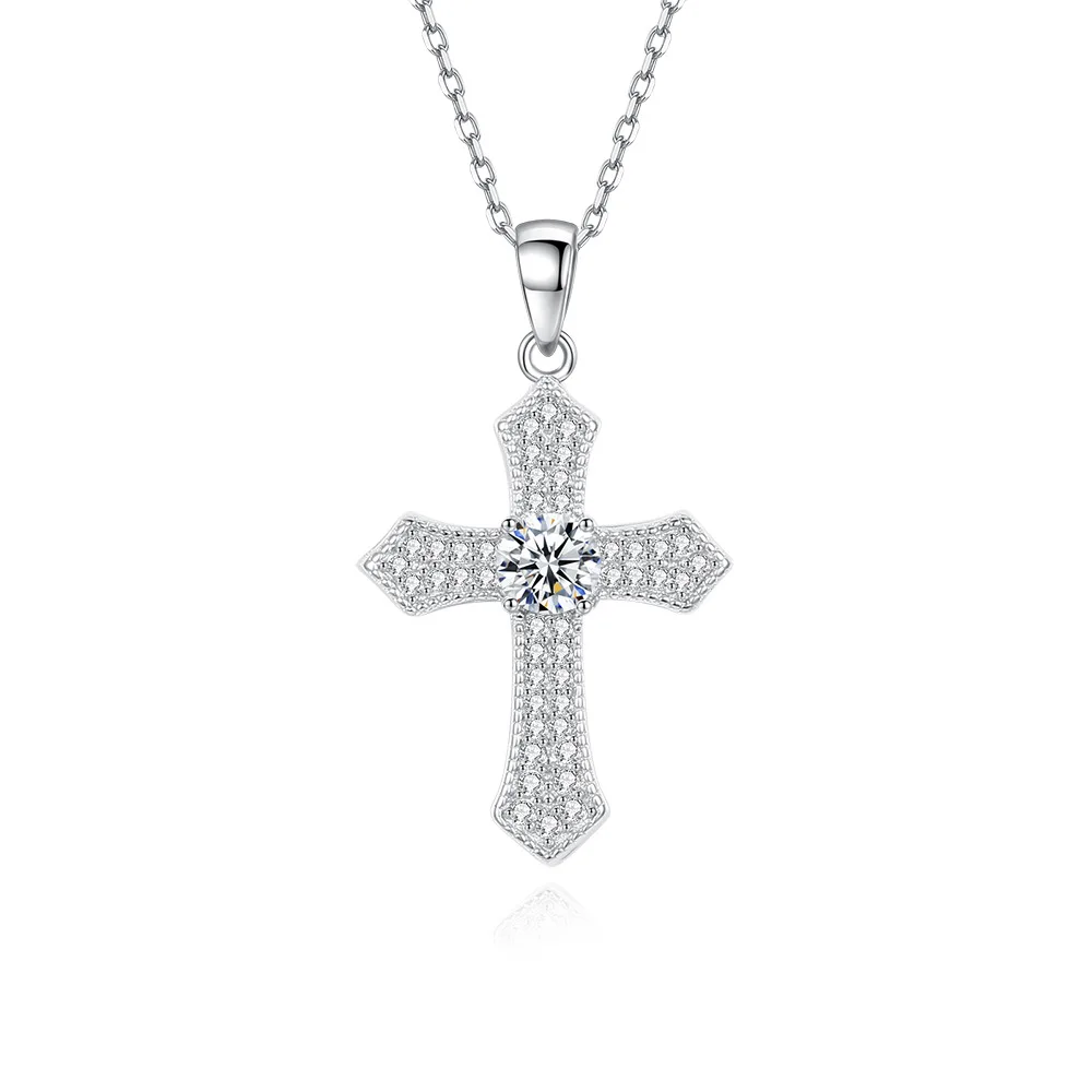 S925 sterling silver retro cross pendant necklace exquisite zircon pendant Valentine's Day jewelry gift
S925 sterling silver retro cross pendant necklace exquisite zircon pendant Valentine's Day jewelry gift