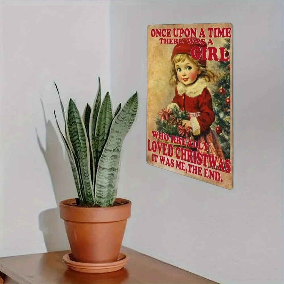 Vintage Metal Once Upon A Time Girl Loved Christmas Santa Claus Merry Christmas Decor Signs
Vintage Metal Once Upon A Time Girl Loved Christmas Santa Claus Merry Christmas Decor Signs