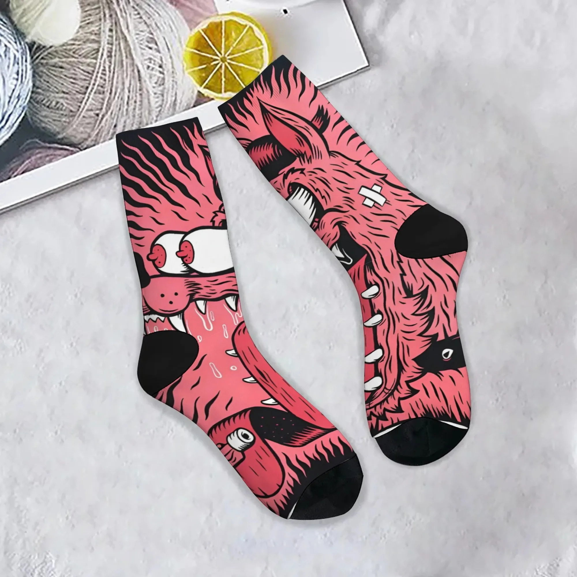 Harajuku Retro Punk Bizarre Cartoon Animal Dog Print Men's Socks Novel Street Trend Casual Socks Comfortable Non-Slip Socks Gift
Harajuku Retro Punk Bizarre Cartoon Animal Dog Print Men's Socks Novel Street Trend Casual Socks Comfortable Non-Slip Socks Gift