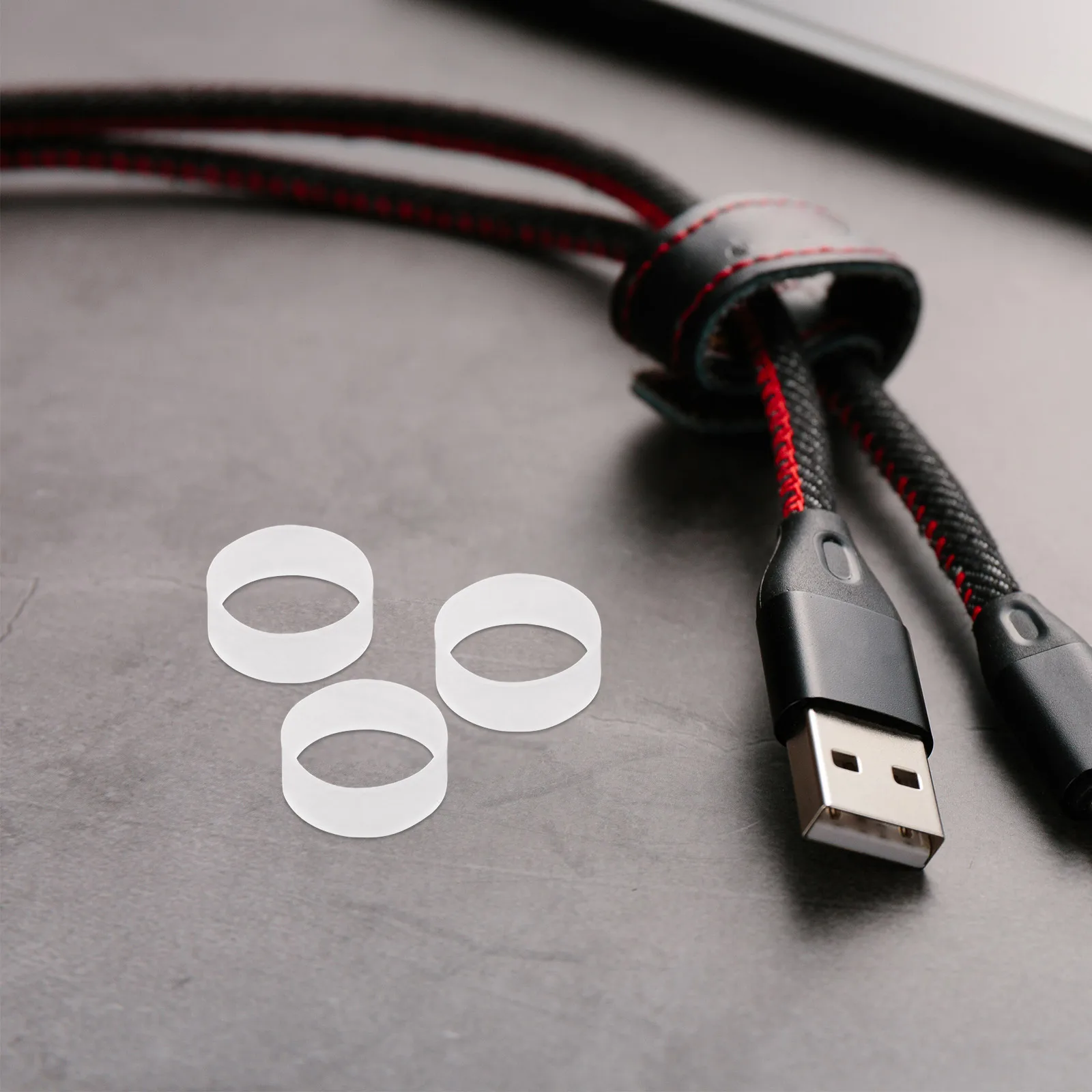 500 Pcs Beam Coil Data Lines Cord Rings Silicone Cable Ties Twine Elasticity Flat Rubber Bands Silica Gel
500 Pcs Beam Coil Data Lines Cord Rings Silicone Cable Ties Twine Elasticity Flat Rubber Bands Silica Gel