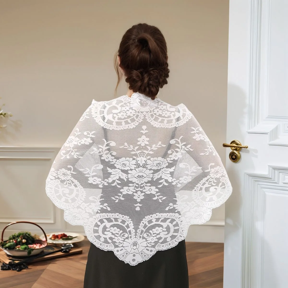 Fashion Women Triangular Scarf Hollow Out Lace Embroidery Shawl Hijab Solid Floral Handkerchief Big Size Elegant Scarf Bandana
Fashion Women Triangular Scarf Hollow Out Lace Embroidery Shawl Hijab Solid Floral Handkerchief Big Size Elegant Scarf Bandana