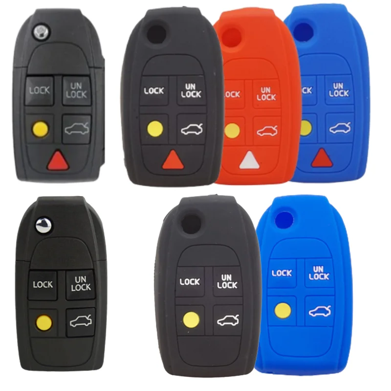 Silicone Car Key Case Cover For Volvo XC70 XC90 V50 V70 S60 S80 C30 Remote Flip Folding Protect Shell Fob Holder Accessories
Silicone Car Key Case Cover For Volvo XC70 XC90 V50 V70 S60 S80 C30 Remote Flip Folding Protect Shell Fob Holder Accessories