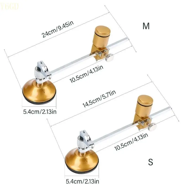 Y6GD Circular Glass Cutter Cutting Radius Adjustable Precise Cutting Wheel Compasses
Y6GD Circular Glass Cutter Cutting Radius Adjustable Precise Cutting Wheel Compasses
