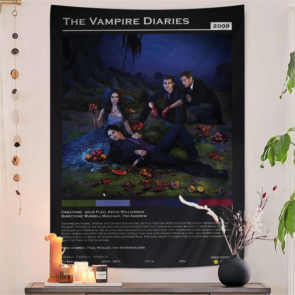 The Vampire Diaries Tapestry Art Printing Art Science Fiction Room Home Decor Wall Art Decor
The Vampire Diaries Tapestry Art Printing Art Science Fiction Room Home Decor Wall Art Decor
