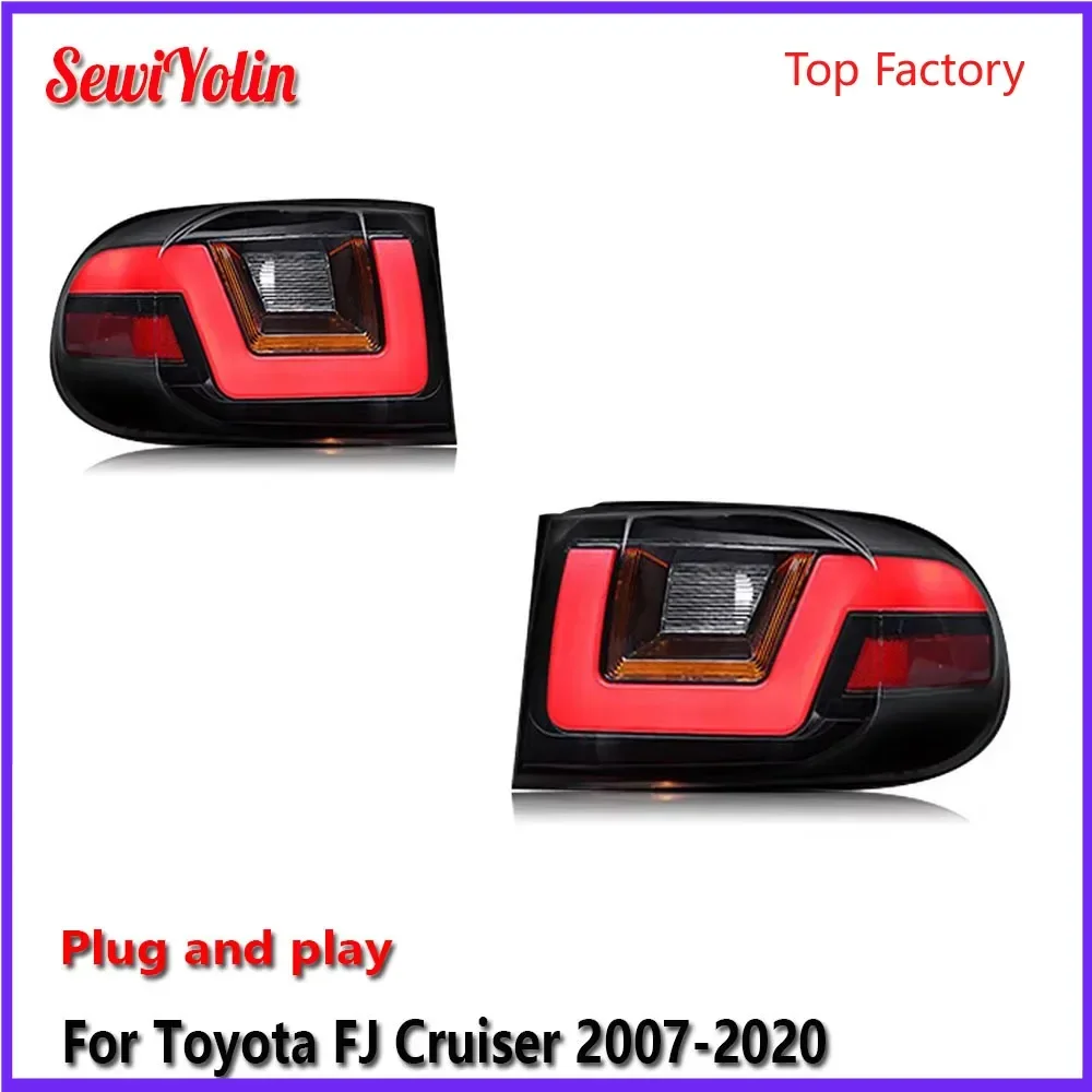 Автомобильные светодиодные задние фонари, аксессуары для Toyota FJ Cruiser 2007-2020, автоматические задние противотуманные фары DRL, стоп-сигнал поворота Plug and Play
Автомобильные светодиодные задние фонари, аксессуары для Toyota FJ Cruiser 2007-2020, автоматические задние противотуманные фары DRL, стоп-сигнал поворота Plug and Play