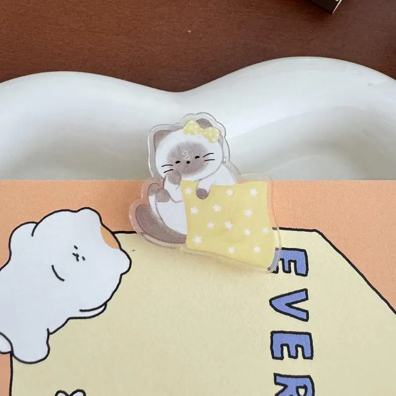 Cartoon Dog Cat Paper Clip 6Pcs, Mini Acrylic PP Note Photo Clip, Creative Stationery Binding Accessories for Office School Dail
Cartoon Dog Cat Paper Clip 6Pcs, Mini Acrylic PP Note Photo Clip, Creative Stationery Binding Accessories for Office School Dail