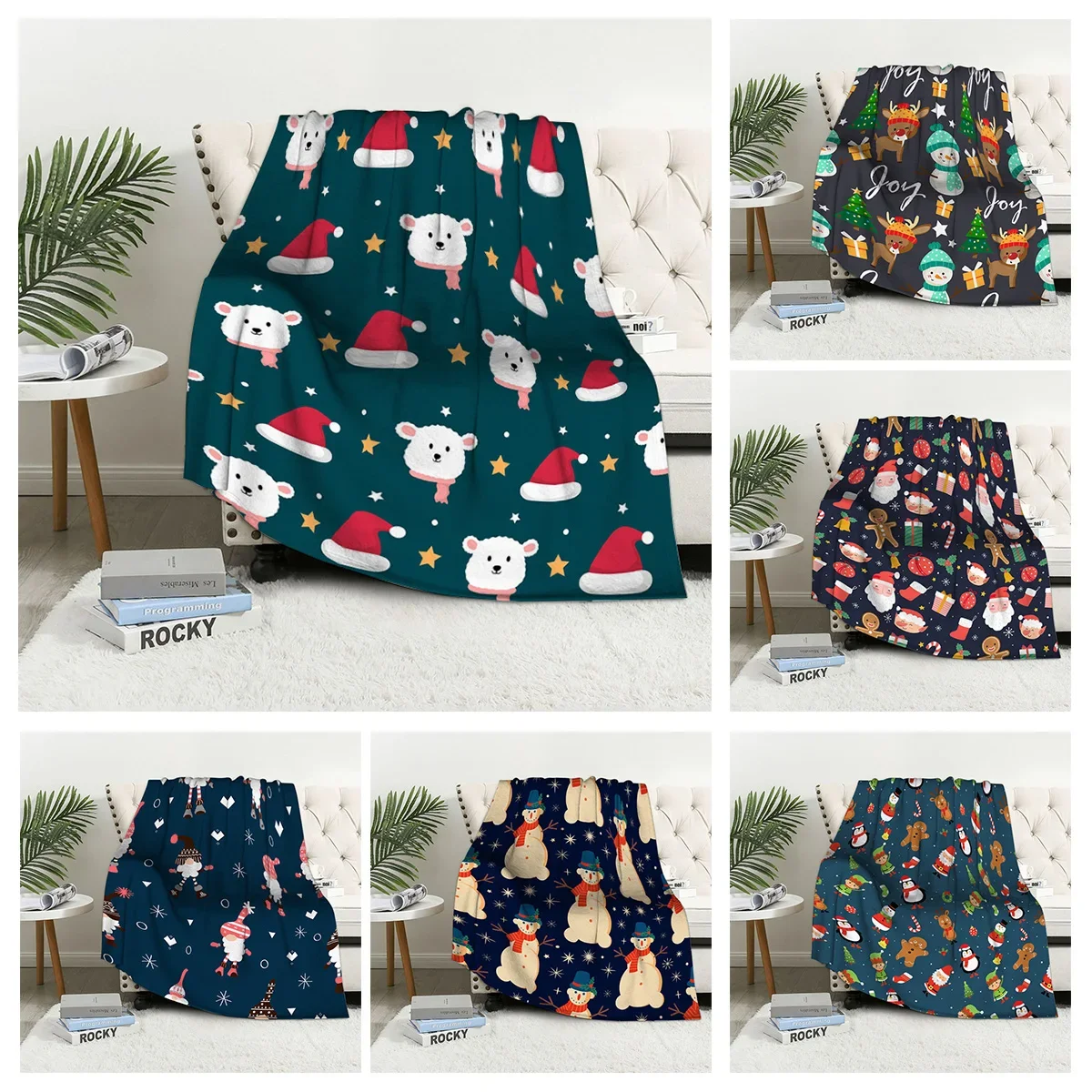 Home decoration plush Throw Sofa blanket Bedspread bed fluffy soft blankets decor Plaid Modern Halloween Merry Christmas winter
Home decoration plush Throw Sofa blanket Bedspread bed fluffy soft blankets decor Plaid Modern Halloween Merry Christmas winter