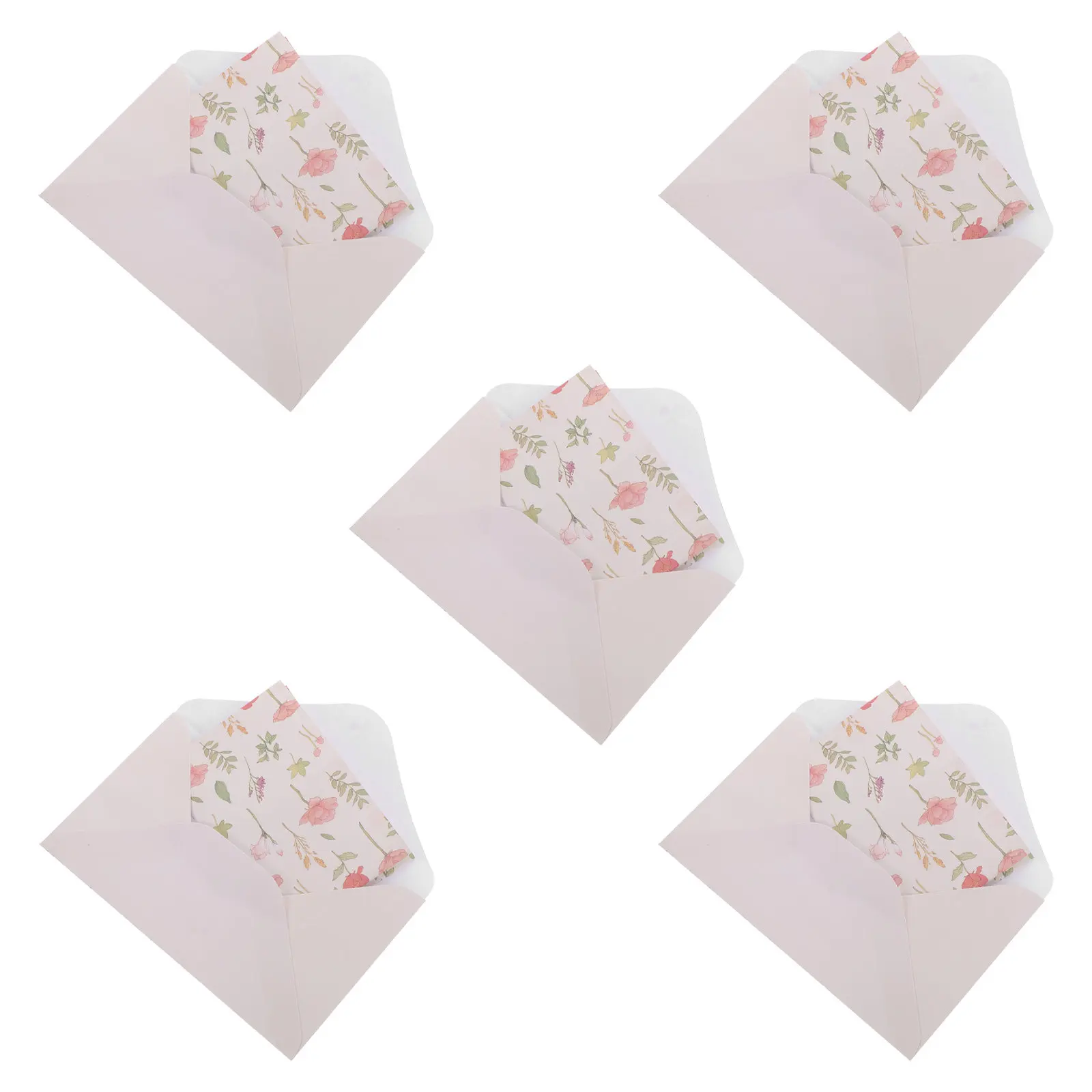 5 комплектов цветной бумаги для писем с цветочным узором, набор конвертов, стильные канцелярские принадлежности с цветочным принтом для писем, открыток, приглашений, для рабочего стола
5 комплектов цветной бумаги для писем с цветочным узором, набор конвертов, стильные канцелярские принадлежности с цветочным принтом для писем, открыток, приглашений, для рабочего стола