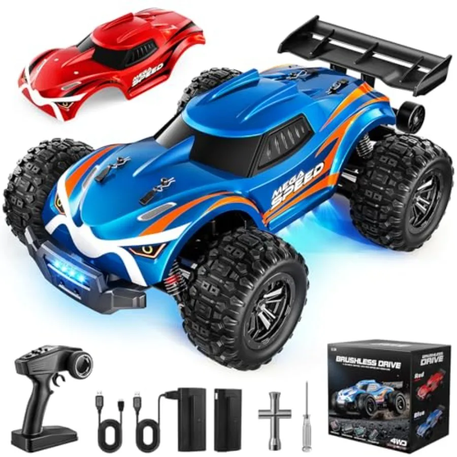 1/16 Brushless Fast RC Cars for Adults - Max 64KM/H Off Road Remote Control Car - High Speed 4X4 All Terrain RC Monster Trucks
1/16 Brushless Fast RC Cars for Adults - Max 64KM/H Off Road Remote Control Car - High Speed 4X4 All Terrain RC Monster Trucks