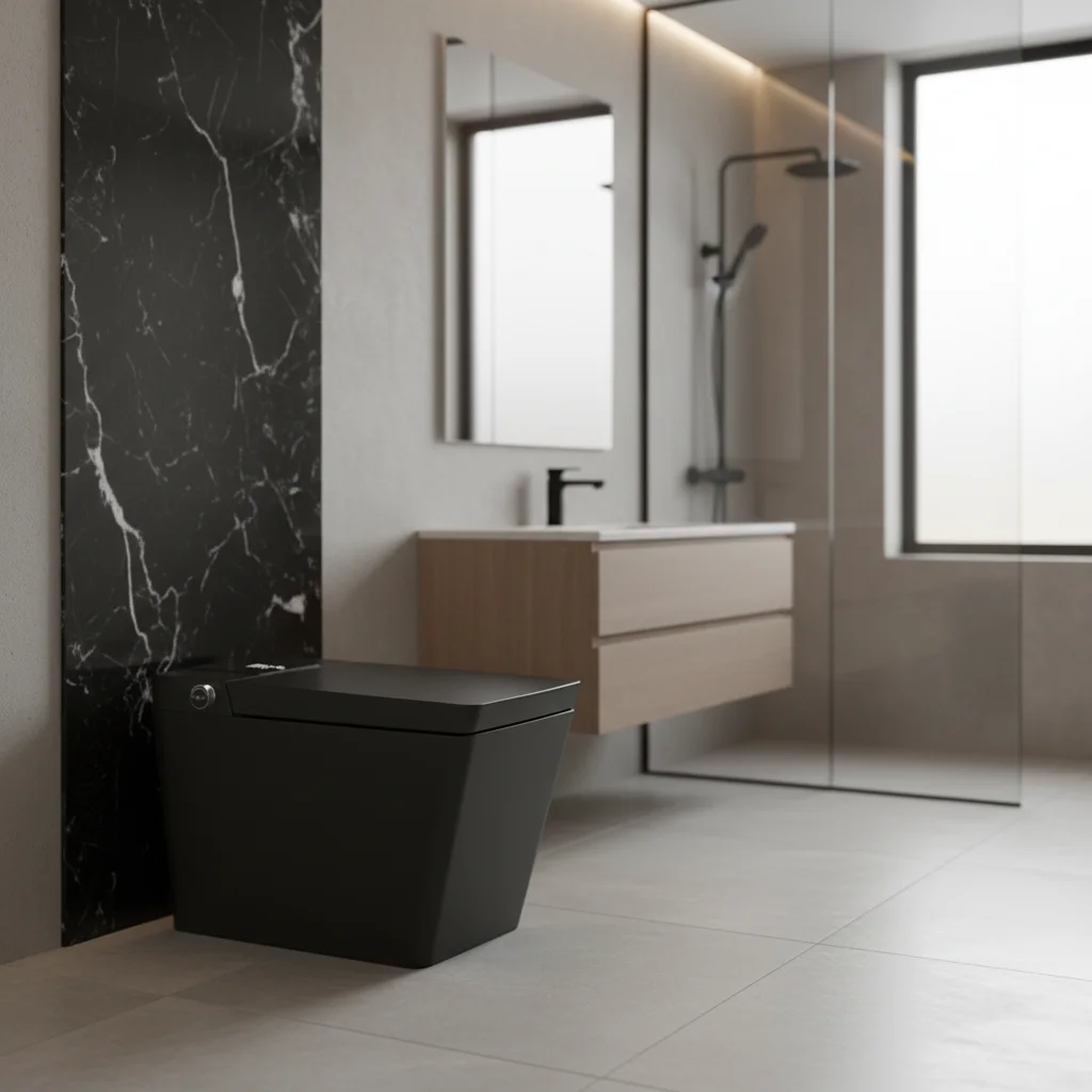 Brand Luxury Public Black Ceramic Automatic Operation Cleaning Smart Toilet
Brand Luxury Public Black Ceramic Automatic Operation Cleaning Smart Toilet