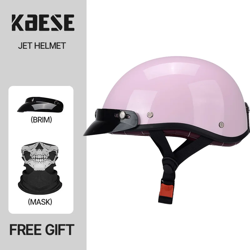 New Light Weight Bright Pink Motorcycle Helmet 1/2 Half Face Helmet Vintge Helmets Capacete Retro Vintage For Adults
New Light Weight Bright Pink Motorcycle Helmet 1/2 Half Face Helmet Vintge Helmets Capacete Retro Vintage For Adults