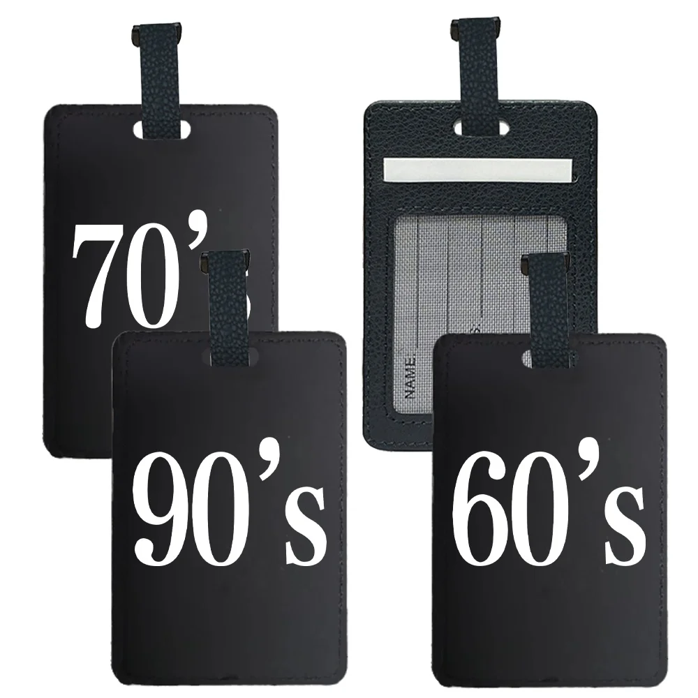 Fashion Pu Luggage Tag Personalized Luggage Baggage Boarding Tag Luggage Travel Accessories Label Name Address Years Pattern
Fashion Pu Luggage Tag Personalized Luggage Baggage Boarding Tag Luggage Travel Accessories Label Name Address Years Pattern