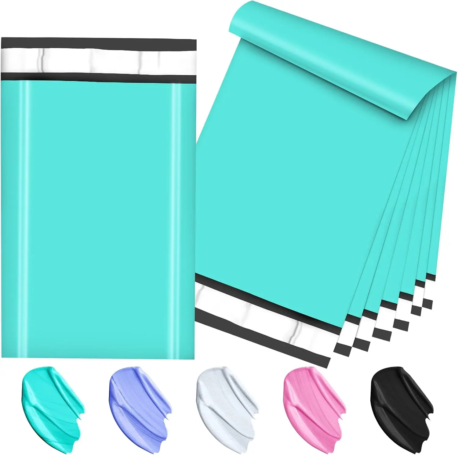 120 Teal Poly Mailers 6x9, Self-Seal Waterproof Envelopes, Tear-Proof Shipping Bags
120 Teal Poly Mailers 6x9, Self-Seal Waterproof Envelopes, Tear-Proof Shipping Bags