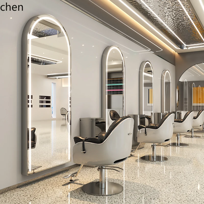 ZML barber shop mirror table cabinet floor-to-ceiling hairdressing mirror hair salon special simple hair cutting chair
ZML barber shop mirror table cabinet floor-to-ceiling hairdressing mirror hair salon special simple hair cutting chair