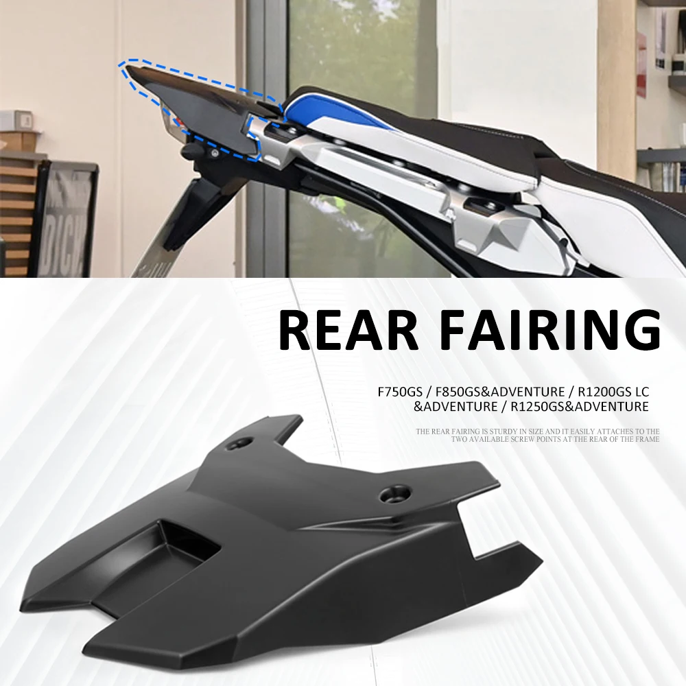 Motorcycle Accessories Rear Cowl Fairing Cover Tail Cover Black For BMW F850GS Adventure F750GS R1250GS ADV R1200GS LC ADVENTURE 
Motorcycle Accessories Rear Cowl Fairing Cover Tail Cover Black For BMW F850GS Adventure F750GS R1250GS ADV R1200GS LC ADVENTURE