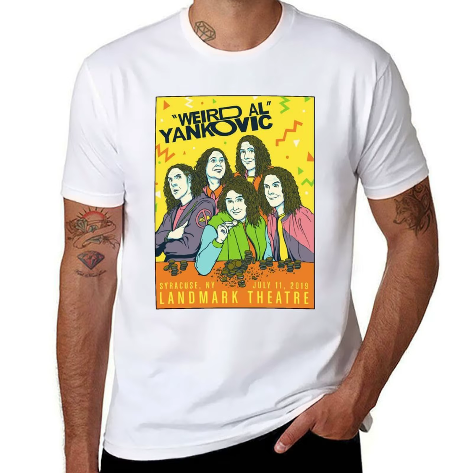 For Men Women Weird Al Arts Yankovic Retro Vintage T-Shirt man tshirt t shirts for man pack white T-Shirt
For Men Women Weird Al Arts Yankovic Retro Vintage T-Shirt man tshirt t shirts for man pack white T-Shirt
