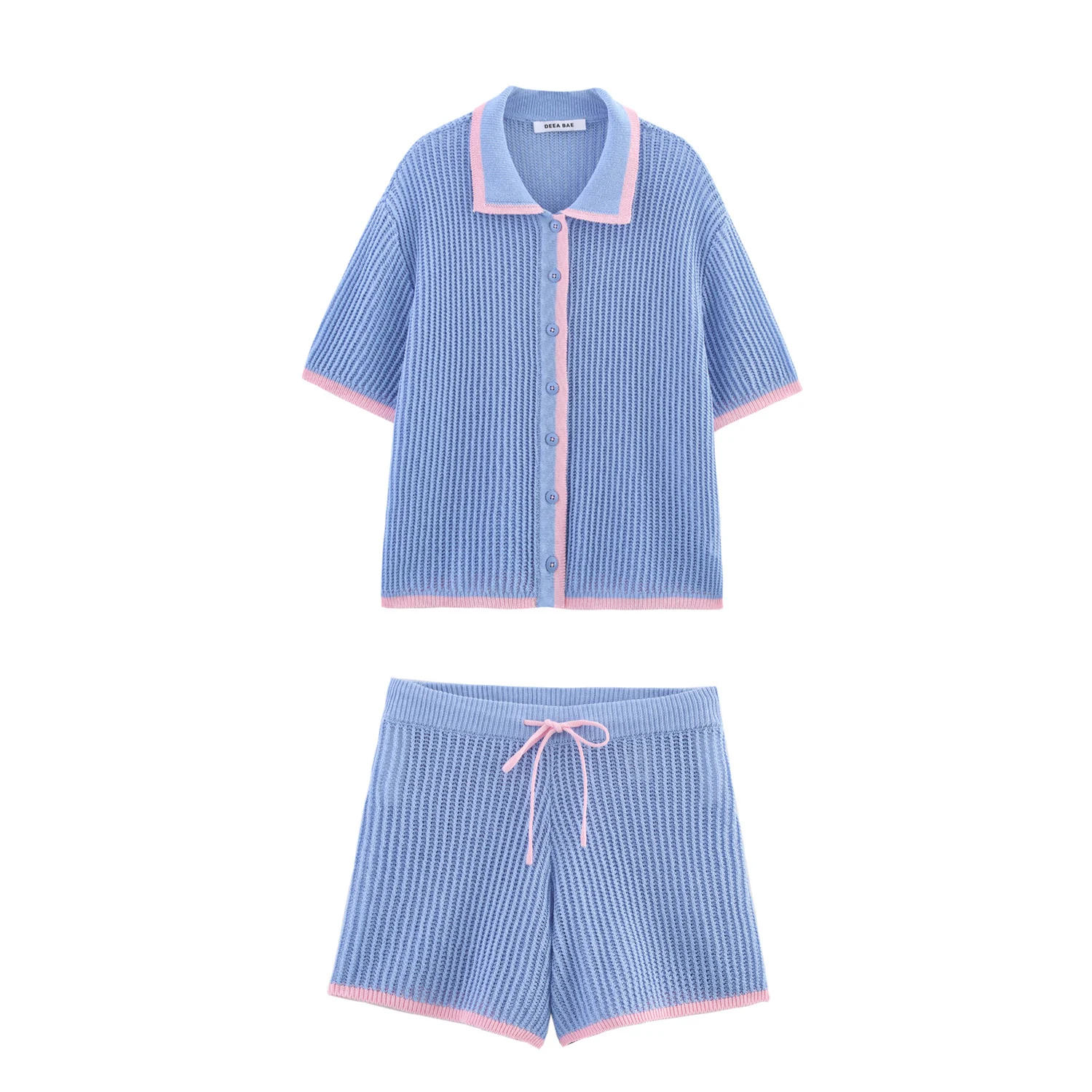 Spring 2025 New Women's Clothing European And American Style Knitted Polo Shirt Casual Jacket Casual Shorts
Spring 2025 New Women's Clothing European And American Style Knitted Polo Shirt Casual Jacket Casual Shorts