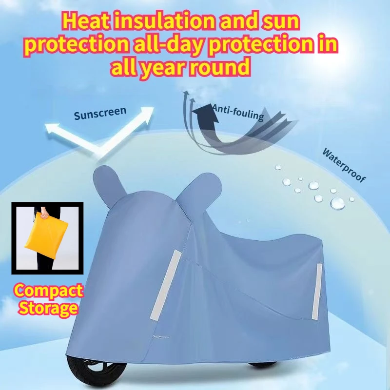Universal Motorcycle Cover Waterproof Dustproof UV Protection Outdoor Motorbike Rain Cover for Scooter Moped
Universal Motorcycle Cover Waterproof Dustproof UV Protection Outdoor Motorbike Rain Cover for Scooter Moped