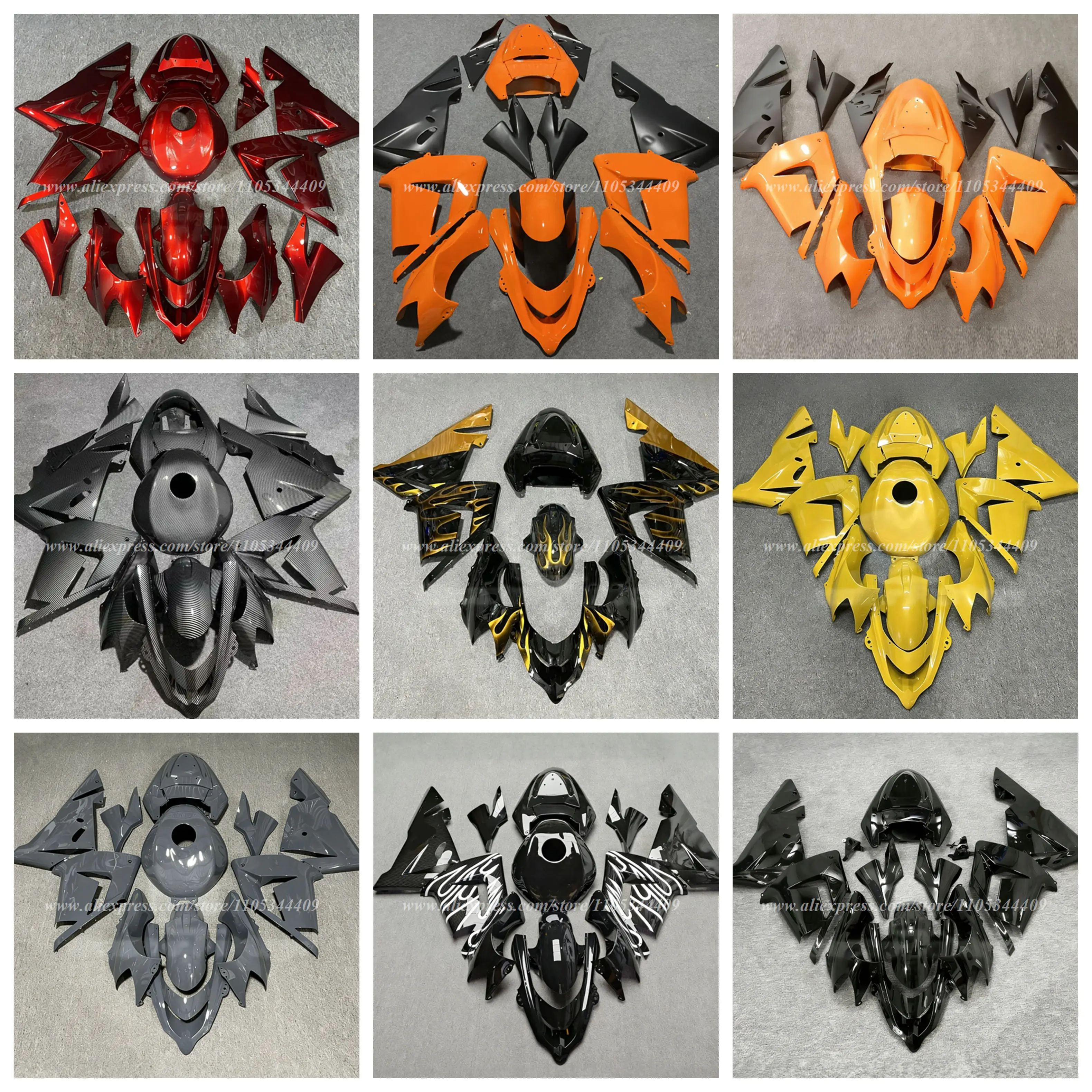 Suitable for Kawasaki ZX-10R 2004 2005 motorcycle cowling shell accessories multi-color optional can be customized
Suitable for Kawasaki ZX-10R 2004 2005 motorcycle cowling shell accessories multi-color optional can be customized