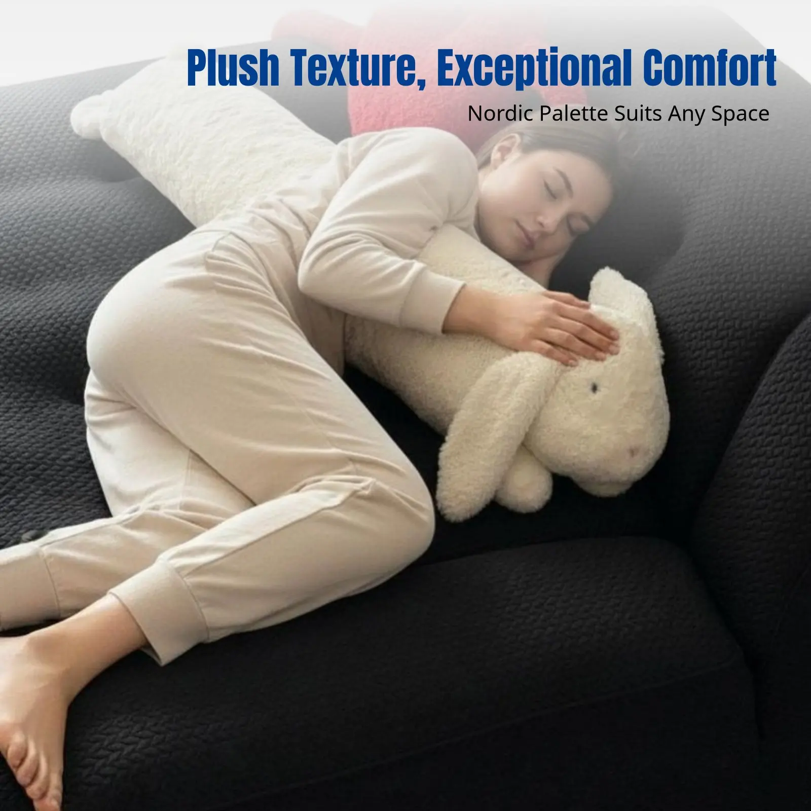 Cute Long Pillow, Cartoon Hare Plush Pillow, Heart-Shaped Support Pillow for Bed, Dorm Decor
Cute Long Pillow, Cartoon Hare Plush Pillow, Heart-Shaped Support Pillow for Bed, Dorm Decor