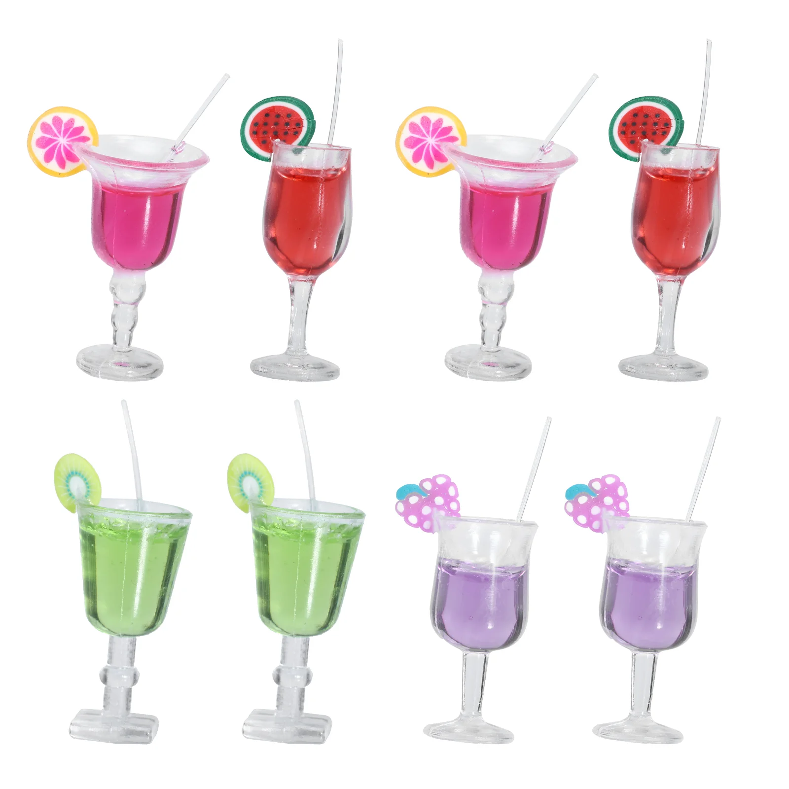 8 Pcs Mini House Fruit Cocktail Models Creative Bar Decorations Smooth Resin Toy Detailed Design Multi Purpose Photo
8 Pcs Mini House Fruit Cocktail Models Creative Bar Decorations Smooth Resin Toy Detailed Design Multi Purpose Photo