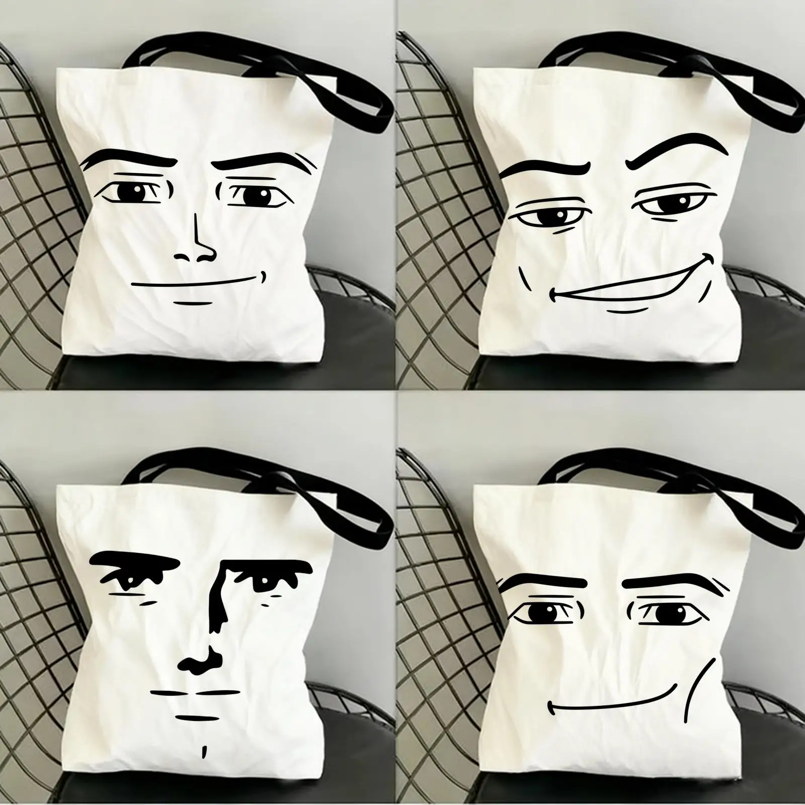 Meme Face Comfortable Funny Storage Bags Canvas Double-Sided Print Women Large Tote Bag Durable Beach Picnic Foldable Gift Eco
Meme Face Comfortable Funny Storage Bags Canvas Double-Sided Print Women Large Tote Bag Durable Beach Picnic Foldable Gift Eco