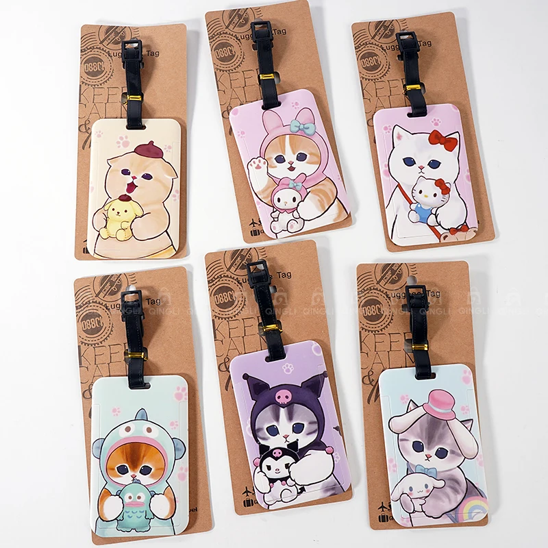 Japanese Kawaii Cat Luggage Tag Women Travel Accessories Name ID Suitcase Handbag Label Travel Supplies Portable Baggage Tags
Japanese Kawaii Cat Luggage Tag Women Travel Accessories Name ID Suitcase Handbag Label Travel Supplies Portable Baggage Tags