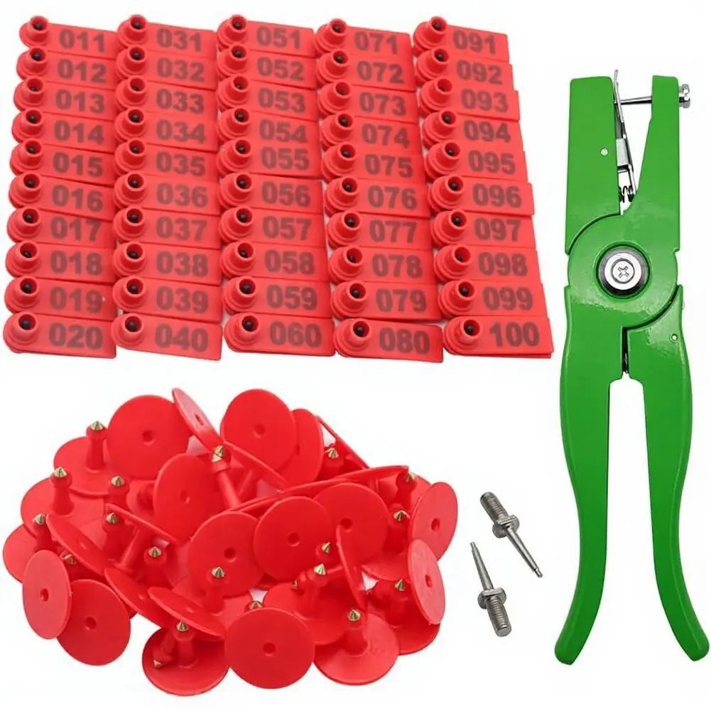 Animal Ear Tagging Pliers 24 cm Aluminum Alloy for Cattle Pigs Goats Sheep Lambs Fast Application and Reduced Hand Fatigue
Animal Ear Tagging Pliers 24 cm Aluminum Alloy for Cattle Pigs Goats Sheep Lambs Fast Application and Reduced Hand Fatigue