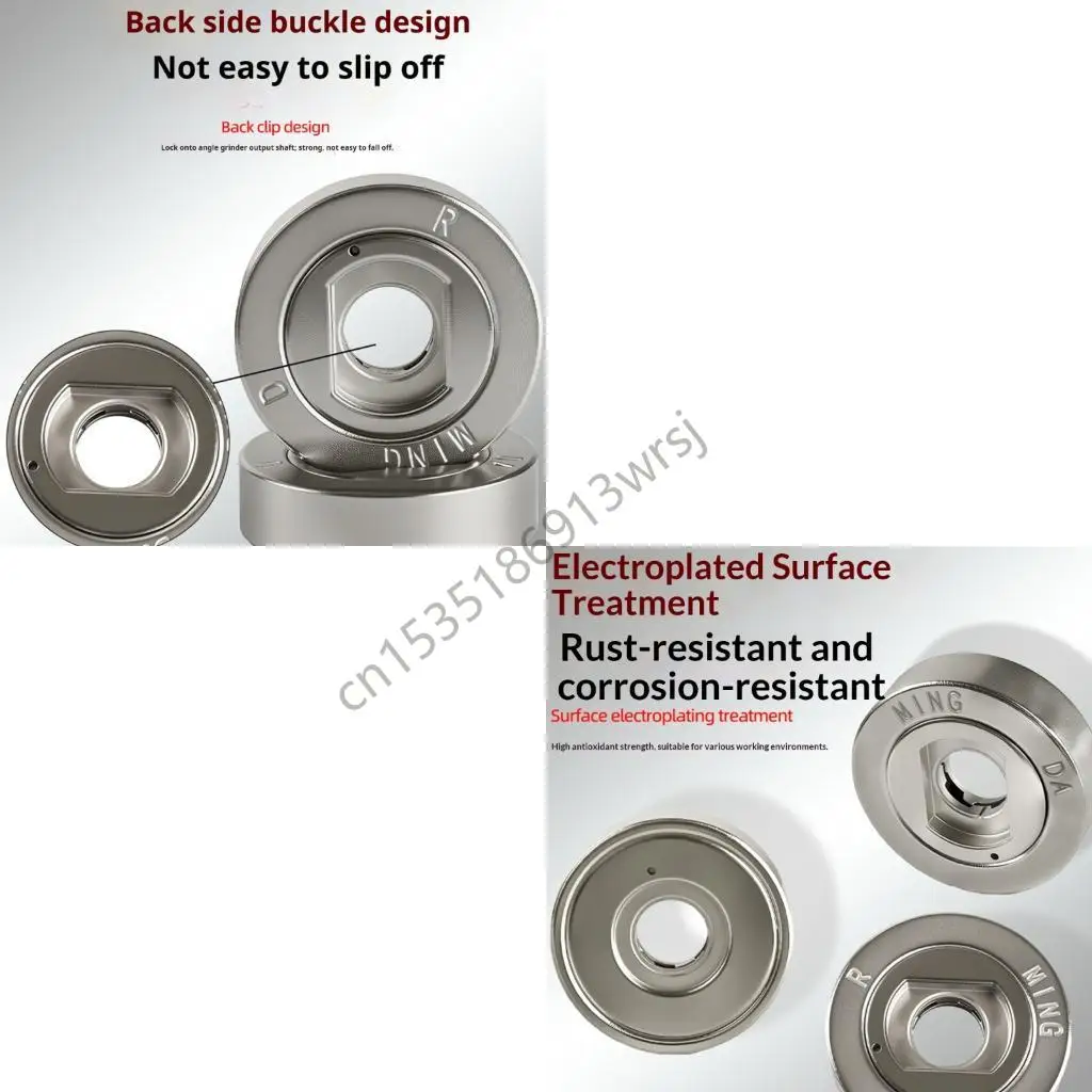 G5GB Professional Auto Locking Washer and Nut for Angled Grinder Suitable for DIY Projects and Workshop Environment
G5GB Professional Auto Locking Washer and Nut for Angled Grinder Suitable for DIY Projects and Workshop Environment