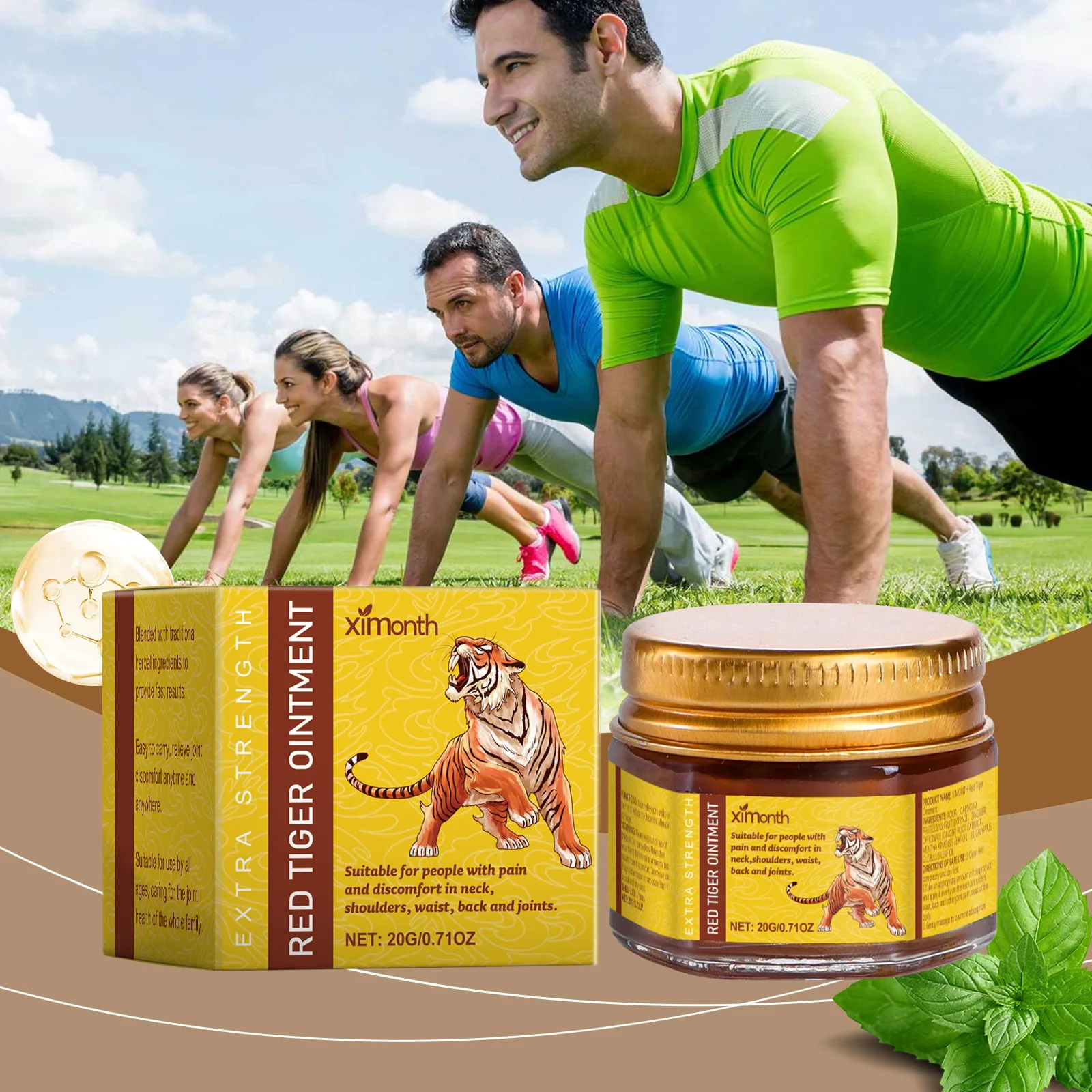 Тайский тигровый бальзам, мазь, медицинский пластырь для суставов, артрита, ревматической боли, крем с красным тигровым бальзамом, Уличное оборудование для кемпинга
Тайский тигровый бальзам, мазь, медицинский пластырь для суставов, артрита, ревматической боли, крем с красным тигровым бальзамом, Уличное оборудование для кемпинга