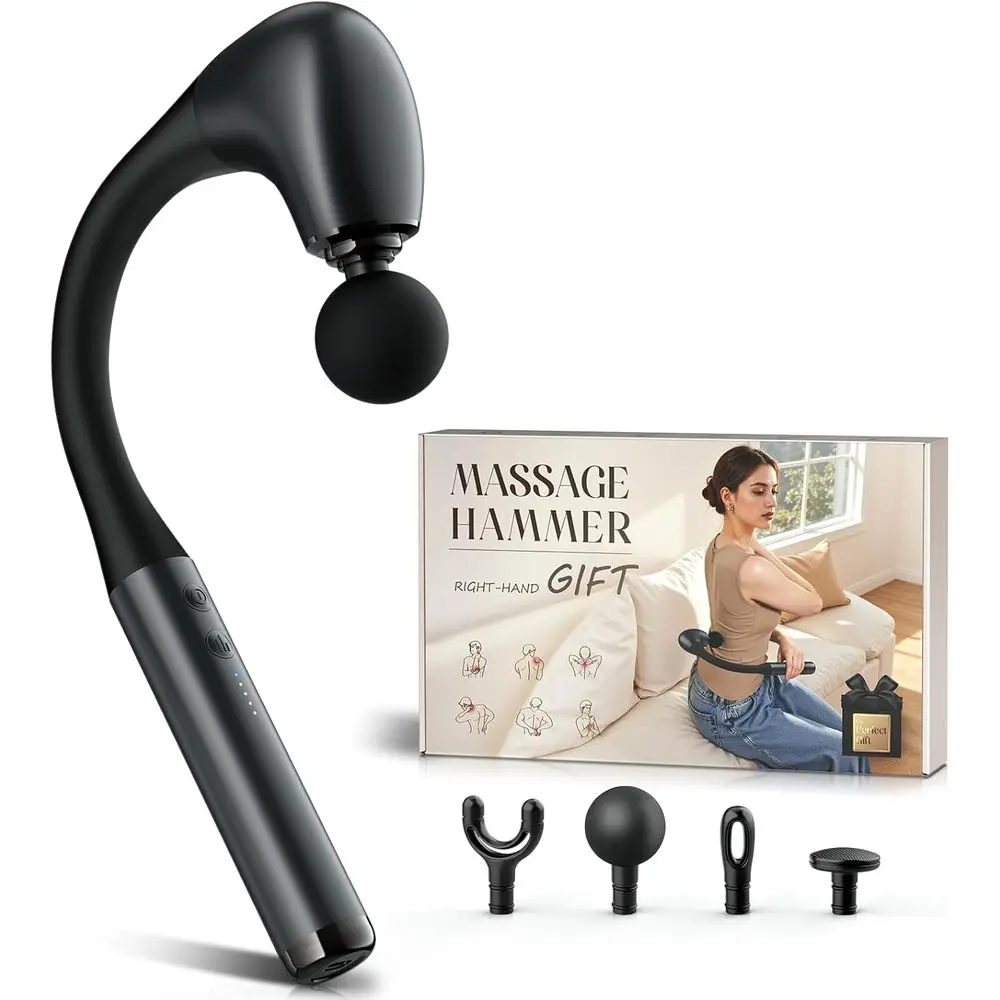 Enhanced Extension Handle Percussion Massage Gun, 10mm Deep Tissue Massager for Back, Muscles, Shoulders, Waist, and Legs - Port
Enhanced Extension Handle Percussion Massage Gun, 10mm Deep Tissue Massager for Back, Muscles, Shoulders, Waist, and Legs - Port
