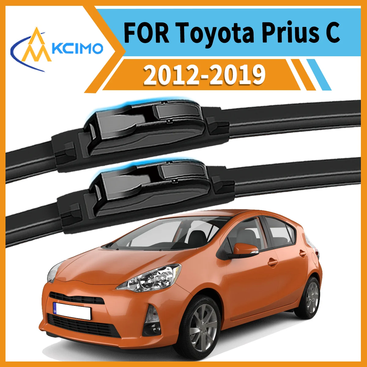 Drive Confidently 2PCS Premium Wiper Blades for Toyota Prius C NHP10 2012–2019 All-Season Clarity Strong Frame Smooth Wipe
Drive Confidently 2PCS Premium Wiper Blades for Toyota Prius C NHP10 2012–2019 All-Season Clarity Strong Frame Smooth Wipe