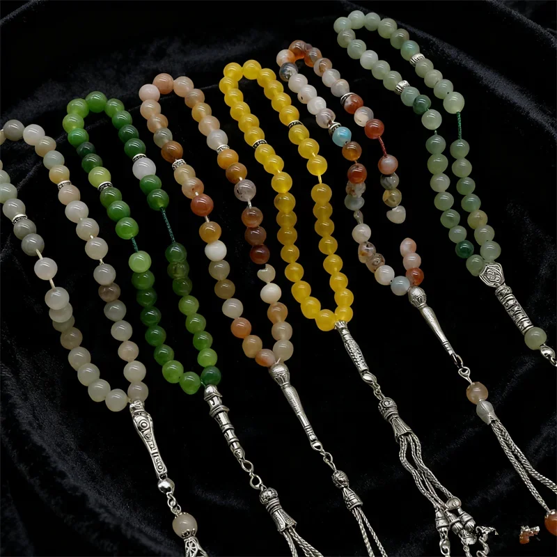 6PCS Islam Tasbih Muslim Rosary 33 Prayer Beads Rosary for Men Women Bracelet Natural Stone Crystal Glass Turkey Jewelry Tasbeeh
6PCS Islam Tasbih Muslim Rosary 33 Prayer Beads Rosary for Men Women Bracelet Natural Stone Crystal Glass Turkey Jewelry Tasbeeh