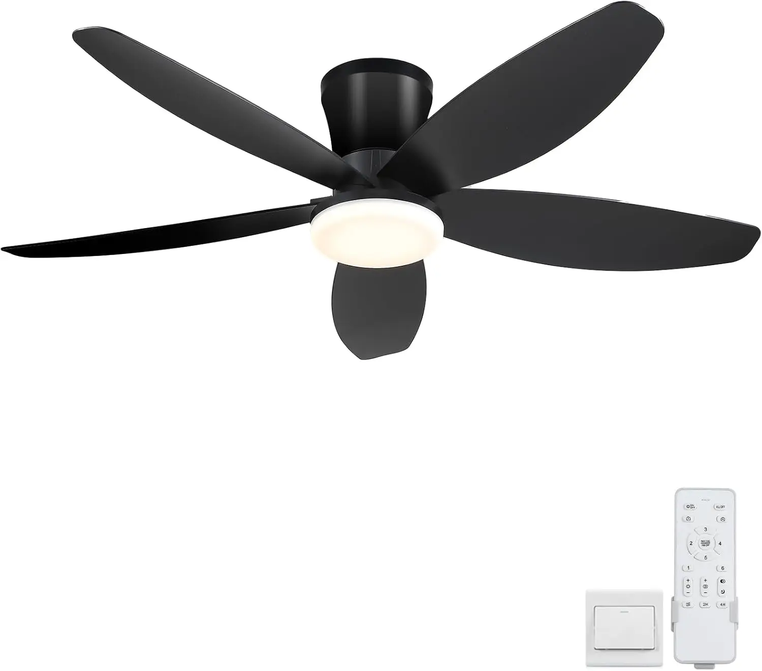 42" Low Profile Ceiling Fan with Lights and Remote, Flush Mount DC Reversible LED Dimmable for Bedroom Indoor Outdoor Patio
42" Low Profile Ceiling Fan with Lights and Remote, Flush Mount DC Reversible LED Dimmable for Bedroom Indoor Outdoor Patio