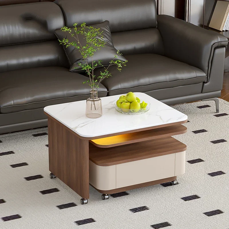 Living Room Rotating Coffee Table Modern Minimalist Unique Design Coffee Table Vintage Bedroom Muebles Para El Hogar Furniture
Living Room Rotating Coffee Table Modern Minimalist Unique Design Coffee Table Vintage Bedroom Muebles Para El Hogar Furniture