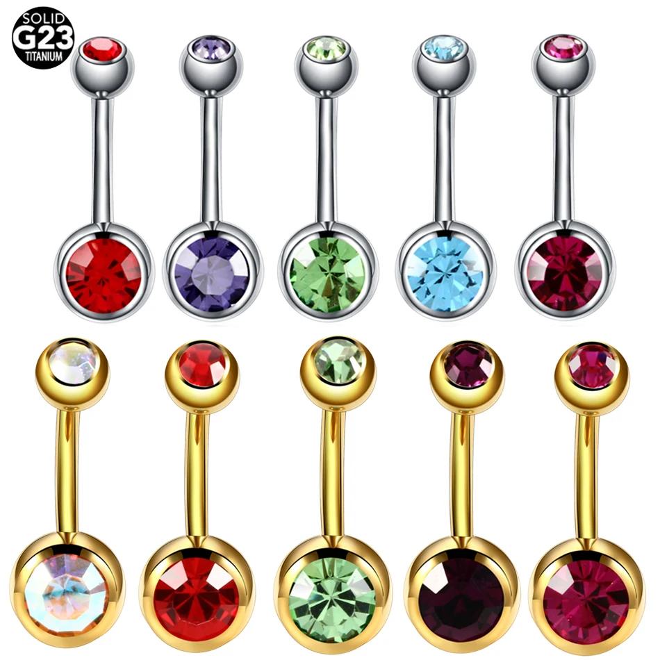 10Pcs/set G23 Titanium Rhinestone Belly Button Ring Navel Piercing Goth Ombligo Ball Nombril Piercing Sexy Women Body Jewelry
10Pcs/set G23 Titanium Rhinestone Belly Button Ring Navel Piercing Goth Ombligo Ball Nombril Piercing Sexy Women Body Jewelry