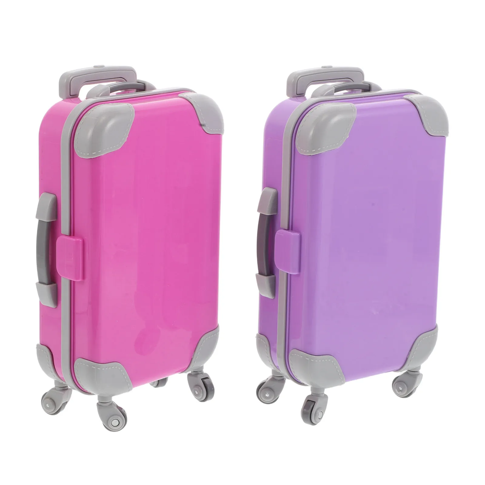 2Pcs Pink Miniature Suitcase for 18 Inch Hard Shell with Handle Wheels Pretend Play Travel Set Kids Role
2Pcs Pink Miniature Suitcase for 18 Inch Hard Shell with Handle Wheels Pretend Play Travel Set Kids Role