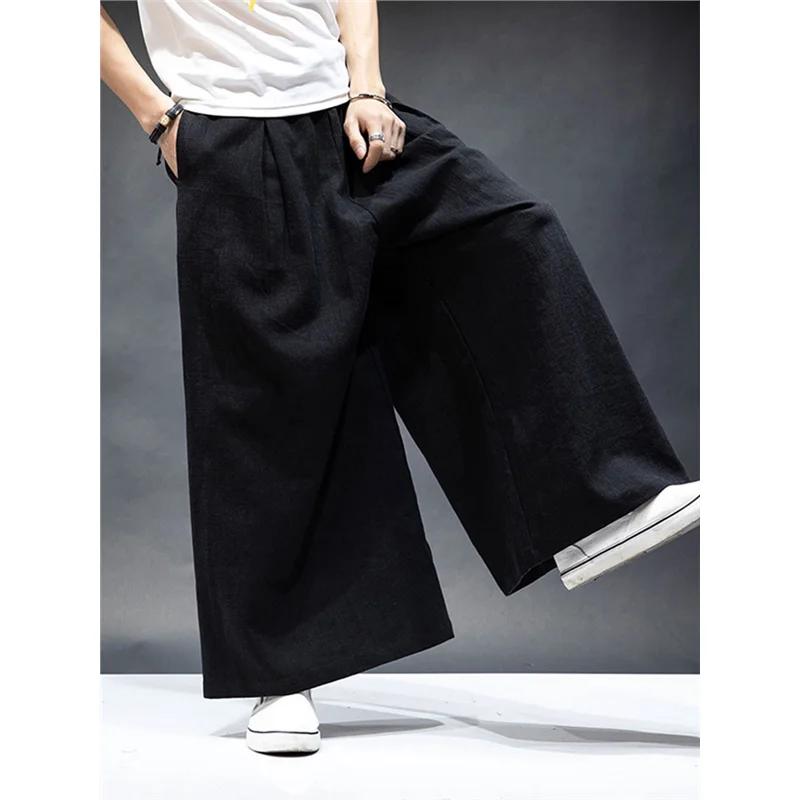 Wide Leg Cotton Linen Trousers Men's Extra Wide Pant Leg Cotton Linen Skirt Pants Zen Meditation Casual Long Trousers
Wide Leg Cotton Linen Trousers Men's Extra Wide Pant Leg Cotton Linen Skirt Pants Zen Meditation Casual Long Trousers