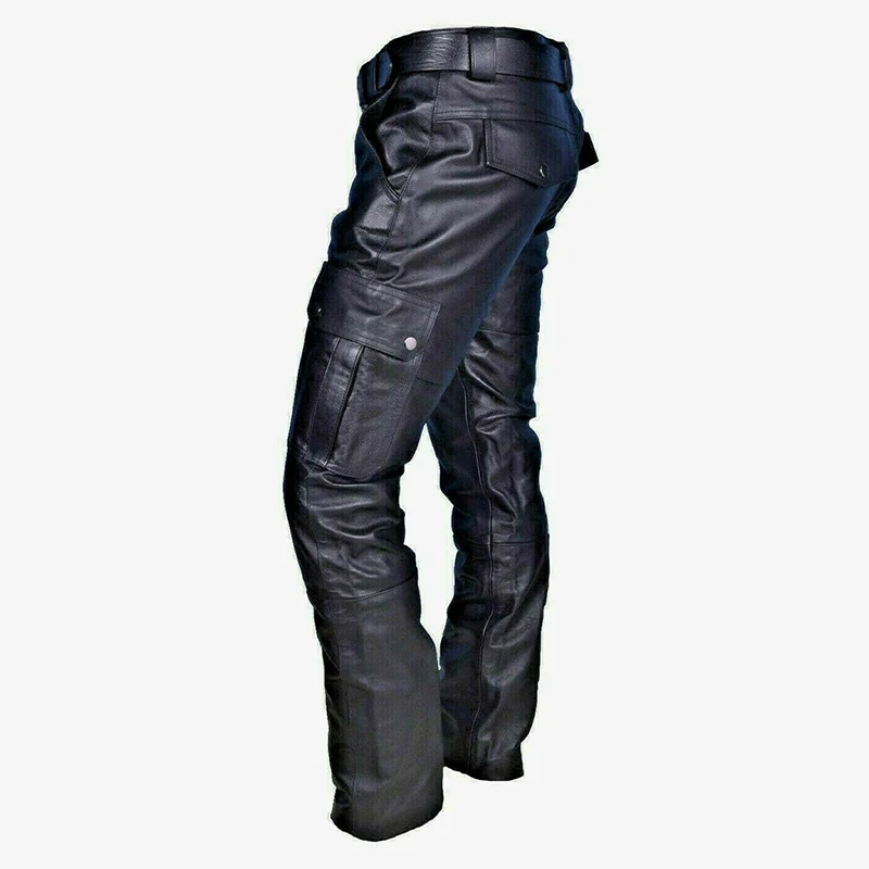 Fashion Solid Color Men's Punk Style PU Leather Pants Pencil Pants Pocket Slim Motorcycle Trousers Plus Size Streetwear Pants
Fashion Solid Color Men's Punk Style PU Leather Pants Pencil Pants Pocket Slim Motorcycle Trousers Plus Size Streetwear Pants