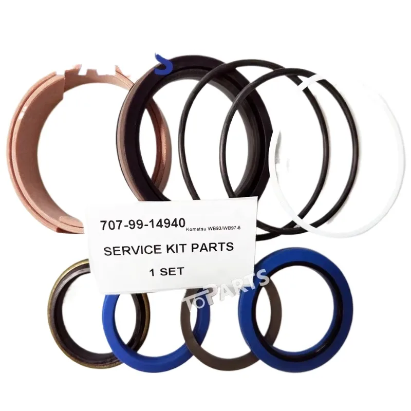 Wb93 Wb97-5 707-99-14940 Excavator Loader Parts Hydraulic Cylinder Repair Sealing Kit
Wb93 Wb97-5 707-99-14940 Excavator Loader Parts Hydraulic Cylinder Repair Sealing Kit