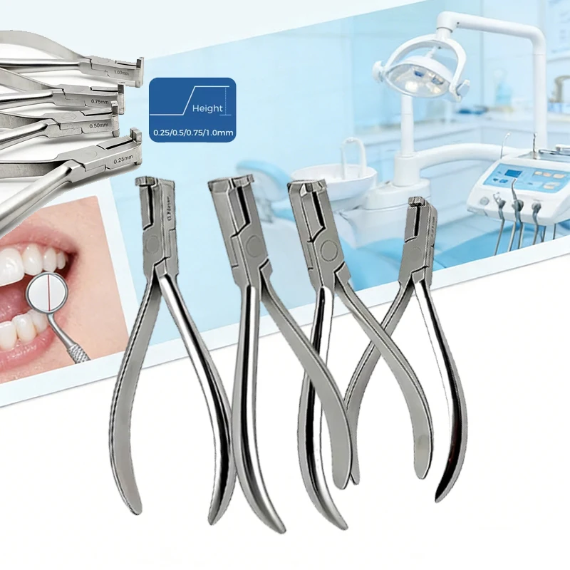 Dental Wire Step Plier Stainless Steel Orthodontic Bending Forcep Arch Forming Tool for Wire Contouring
Dental Wire Step Plier Stainless Steel Orthodontic Bending Forcep Arch Forming Tool for Wire Contouring