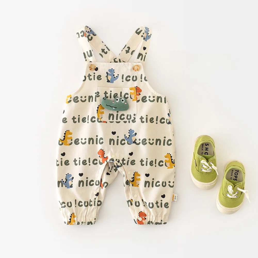 AYNIGIELL Spring and Autumn Baby Strap Pants, Dinosaur Pattern Pants, 0-3 Year Old Loose Casual Pants
AYNIGIELL Spring and Autumn Baby Strap Pants, Dinosaur Pattern Pants, 0-3 Year Old Loose Casual Pants