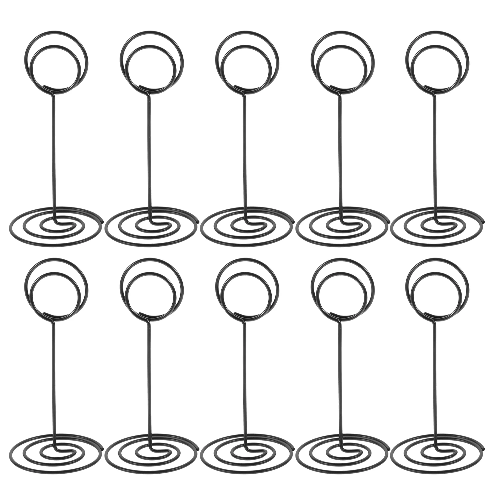 10 Pcs Business Card Desktop Number Plate Holder Office Brackets Metal Place Holders
10 Pcs Business Card Desktop Number Plate Holder Office Brackets Metal Place Holders