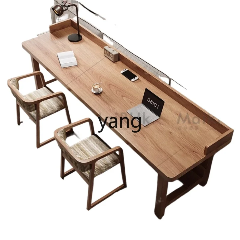 LH living room desk sofa household solid wood calligraphy reading study large strip table
LH living room desk sofa household solid wood calligraphy reading study large strip table