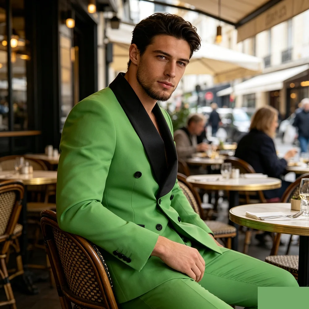 Men's Three-Piece Suit Set for Night Business Jacket And Pants Wedding 2-Piece Formal Outfit
Men's Three-Piece Suit Set for Night Business Jacket And Pants Wedding 2-Piece Formal Outfit