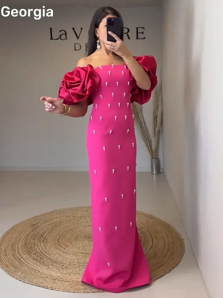 Customized Evening Dresses Column Strapless Floor-Length Wedding Dress Zipper Up Beadings Short Sleeves Elegant Party Dresses
Customized Evening Dresses Column Strapless Floor-Length Wedding Dress Zipper Up Beadings Short Sleeves Elegant Party Dresses