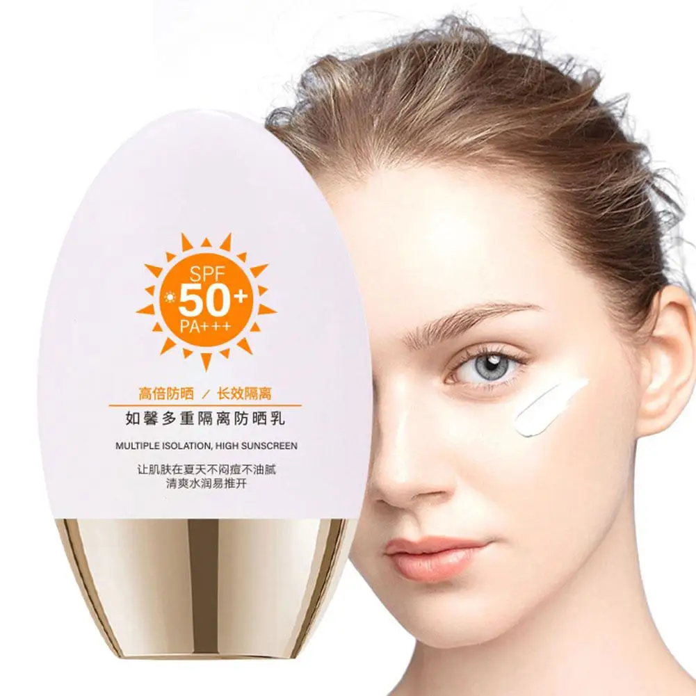 Spf 50+ Sunscreen Cream Facial Sun Block Isolation Lotion Whitening Creams Moisturizer Bleaching Skin Product Facial Care C5Q9
Spf 50+ Sunscreen Cream Facial Sun Block Isolation Lotion Whitening Creams Moisturizer Bleaching Skin Product Facial Care C5Q9